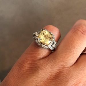 Bittersweet Yellow stone Ring